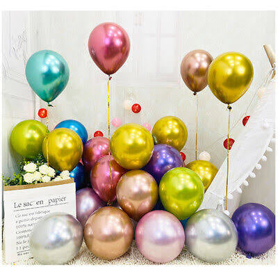 CHROME METALLIC BALLOONS