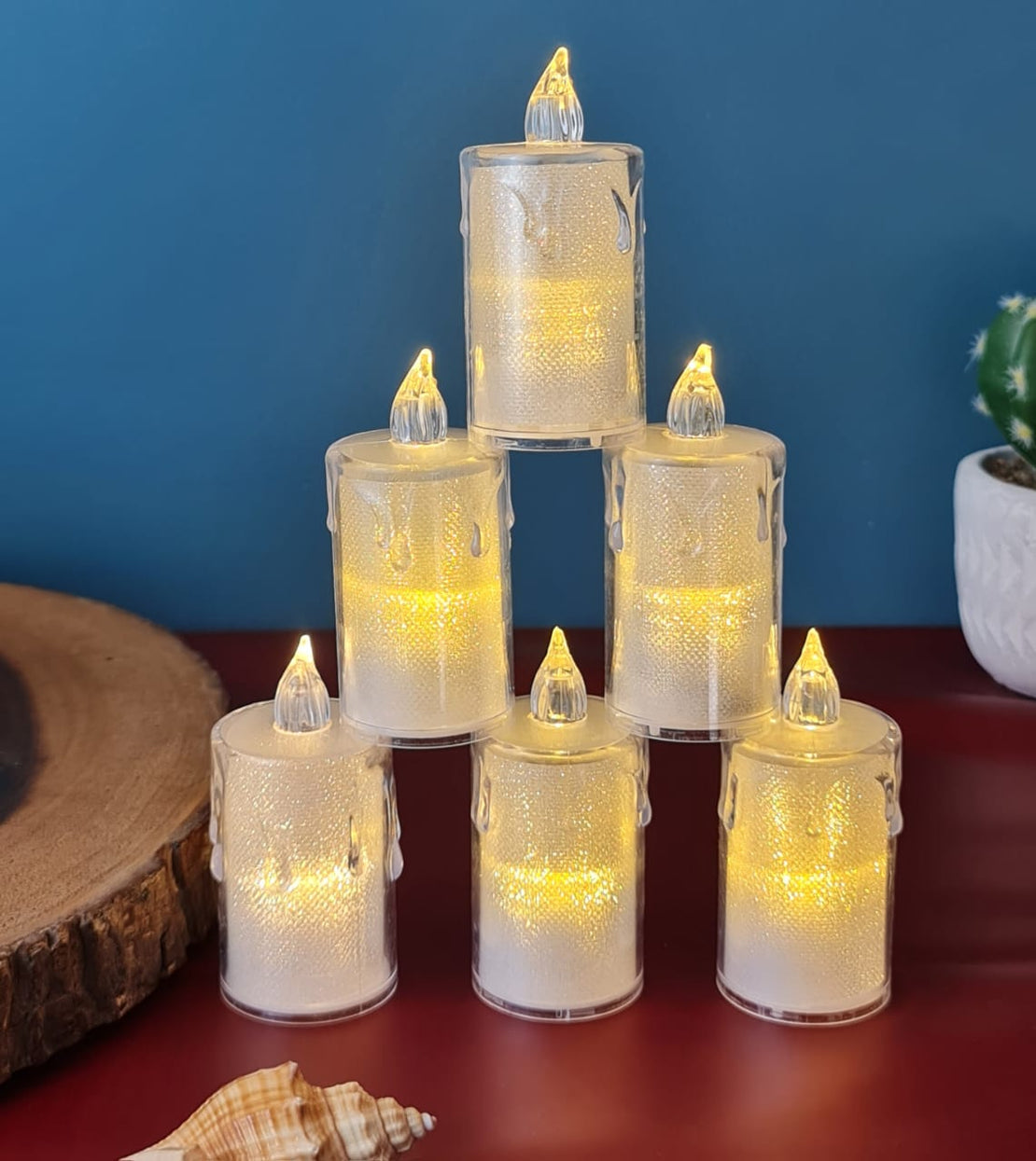 LED FLAMELESS CANDLES (Pack of 5)