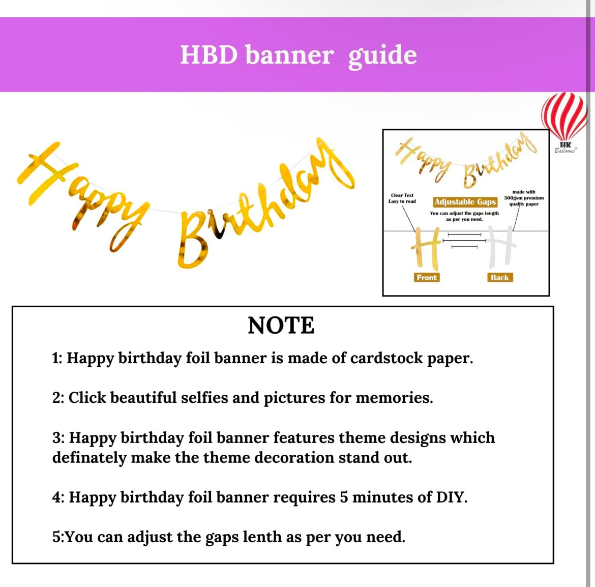 PINK & VIOLET DECORATION KIT