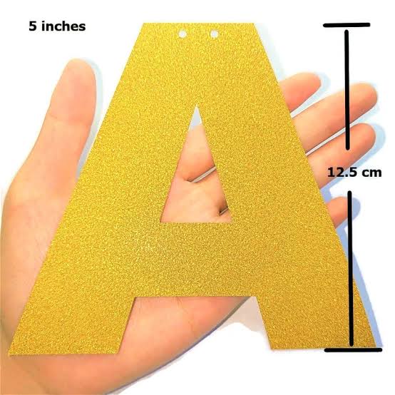 GLITTER ALPHABETS