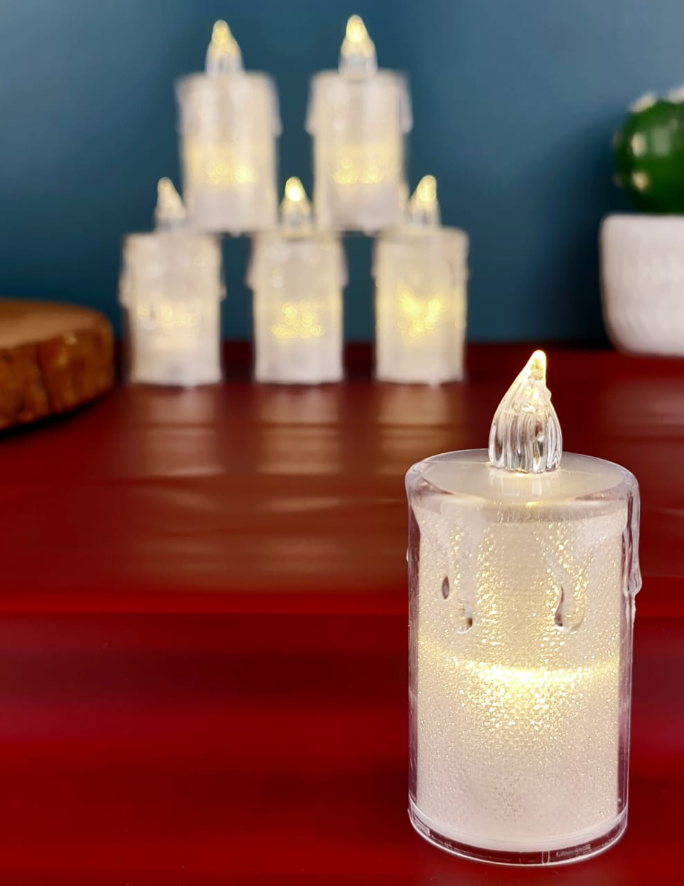 LED FLAMELESS CANDLES (Pack of 5)