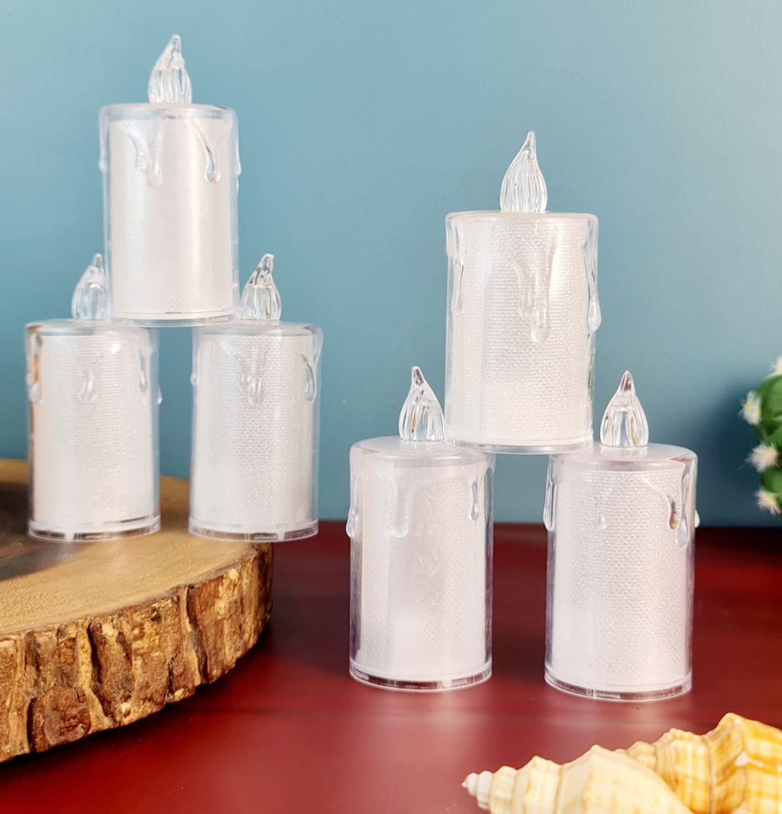 LED FLAMELESS CANDLES (Pack of 5)